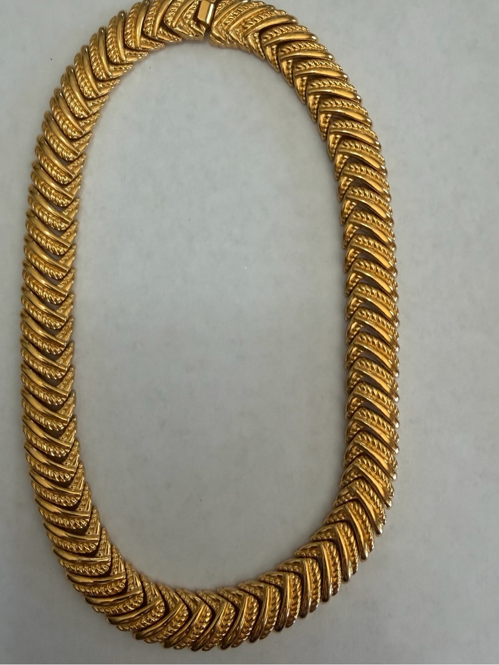 Napier Gold-Tone Runway Collar Necklace
